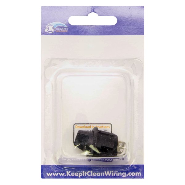  Keep It Clean® - Lever Style Red Round Framed LED Switch