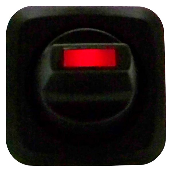  Keep It Clean® - Lever Style Red Square Framed LED Switch