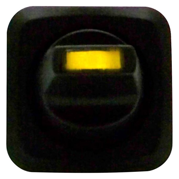  Keep It Clean® - Lever Style Yellow Square Framed LED Switch