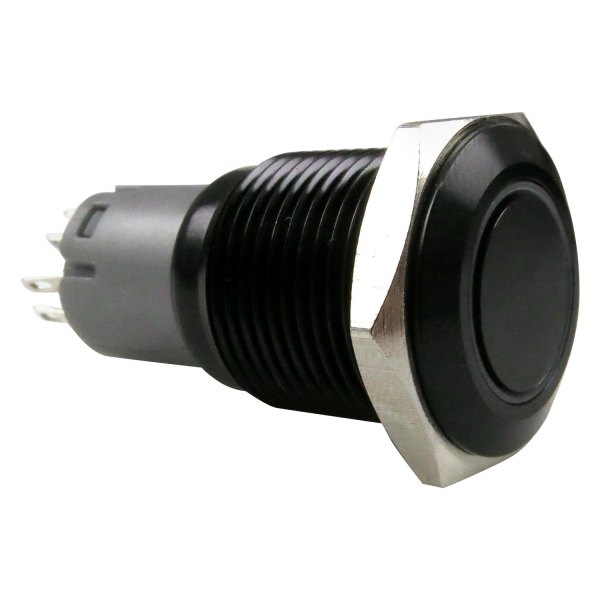  Keep It Clean® - 16 mm Latching Black Anodized Switch