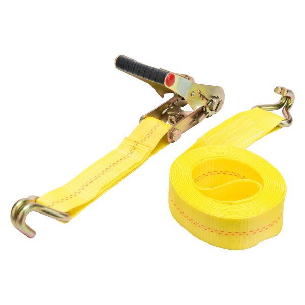 Keeper® - 16' x 2" Commercial Ratchet Tie-Down with Double J Hook (3333 lbs WLL / 10000 lbs Break Strength)