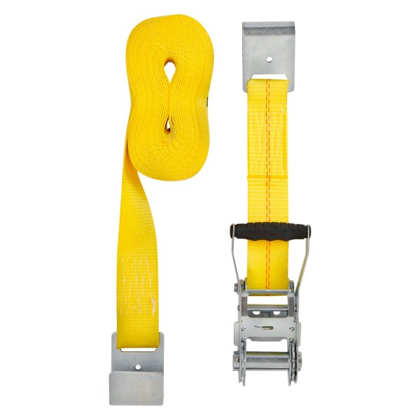 Keeper® - 27' x 2" Commercial Ratchet Tie-Down with Flat Hook (3333 lbs WLL / 10000 lbs Break Strength)