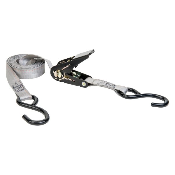 Keeper® - 14' x 1" Ratchet Tie-Down with Large S Hook (500 lbs WLL / 1500 lbs Break Strength)