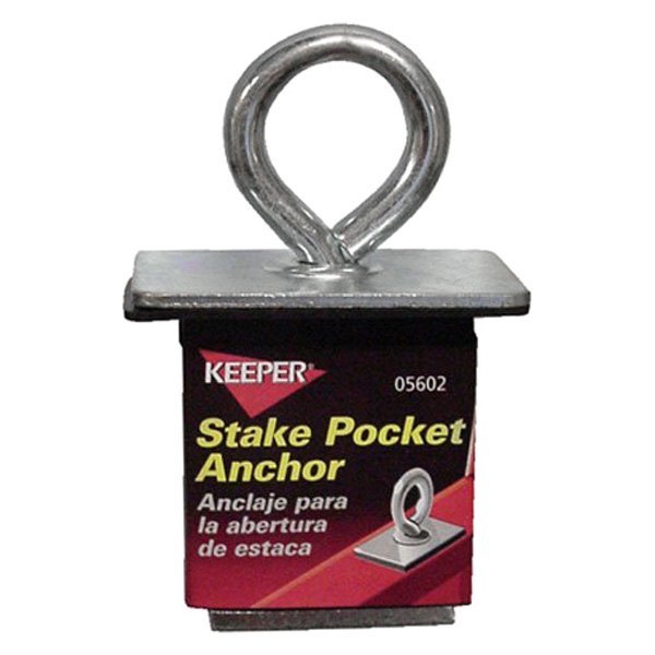 Keeper® - Steel Ring Stake Pocket Anchor Point with Rubber Block