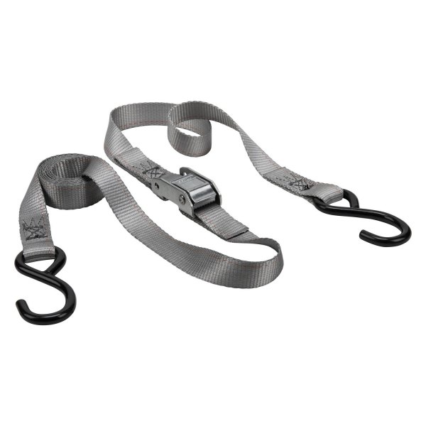 Keeper® - 8' x 1" Cam Buckle Tie-Down with Large S Hook (400 lbs WLL / 1200 lbs Break Strength)