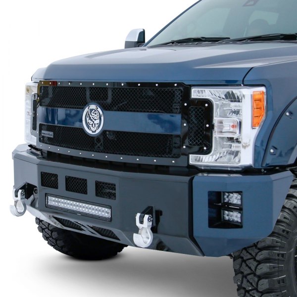 Kelderman® - Bravo Series Full Width Front Modular Raw Bumper 