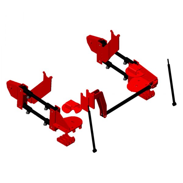 Kelderman® KLM19200 5"6" Rear 4Link Air Suspension Lift Kit