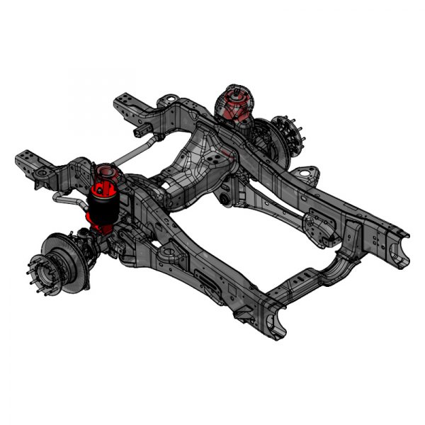 Kelderman® Ford F450 2018 Air Suspension Kit