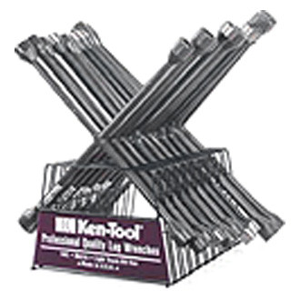 Ken-Tool® - 10-piece 4 Way Lug Wrench Set with Rack