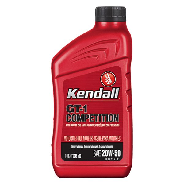 Kendall® - GT-1 High Performance™ SAE 20W-50 Conventional Motor Oil, 1 Quart