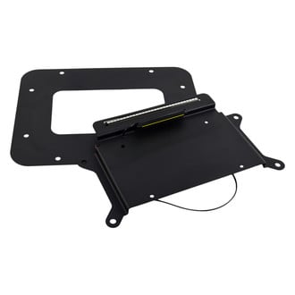 Kentrol® - Textured Black BackSide License Plate Mount with LED