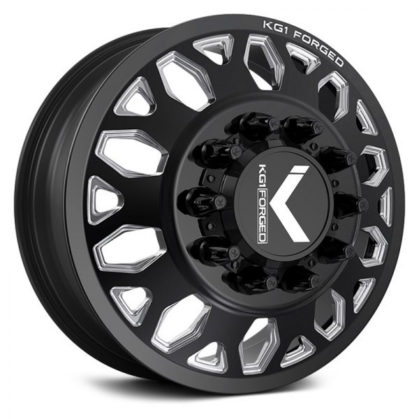KG1 FORGED® - KD002 HONOR Gloss Black with Milled Accents