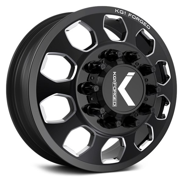 KG1 FORGED® - KD003 SARGE Gloss Black with Milled Accents