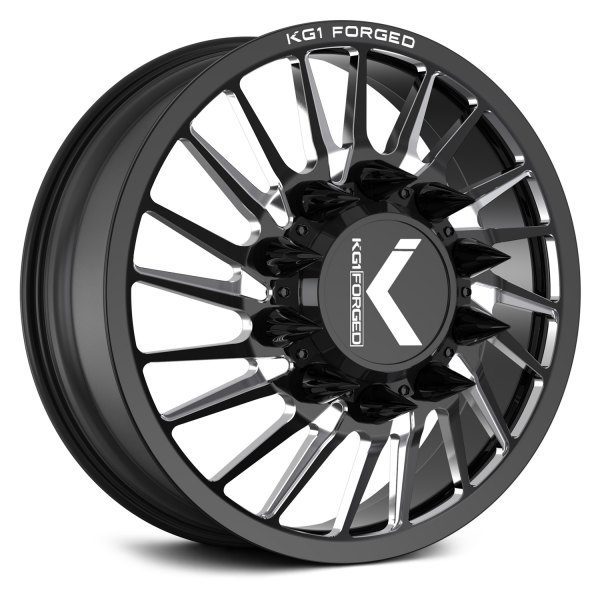 KG1 FORGED® - KD038 JAVELIN-D Gloss Black with Milled Accents