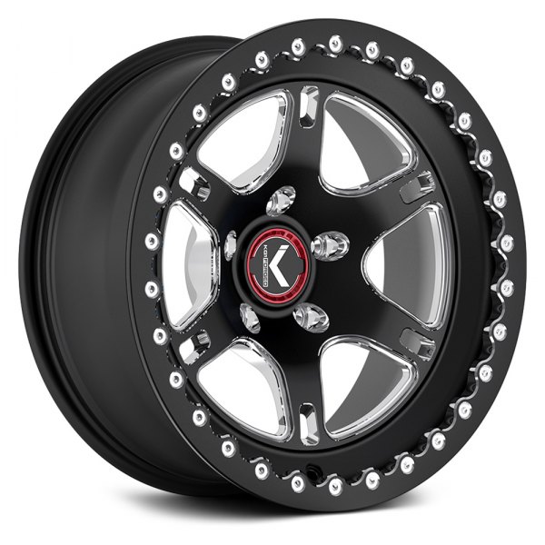 KG1 FORGED® - KO120A HERAL Gloss Black with Milled Accents
