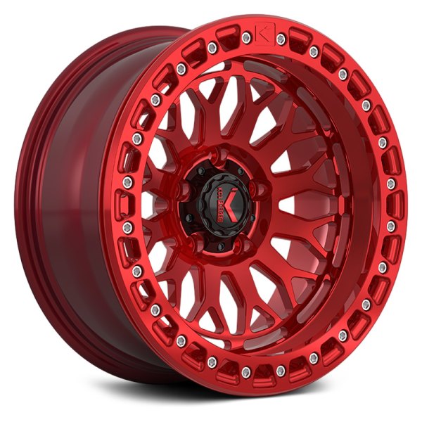 KG1 FORGED® - KO700 DIAMONDHEAD BEADLOCK Candy Red with Candy Red Ring
