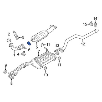 Kia OE - Front Rearward Catalytic Converter Gasket