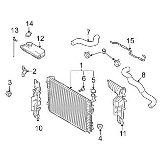 Kia OE - Cooling - Radiator & Components (2.0L)