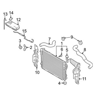 Kia OE - Cooling - Radiator & Components (2.7L)