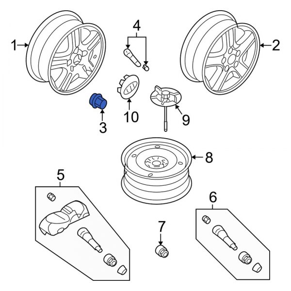 Wheel Lug Nut