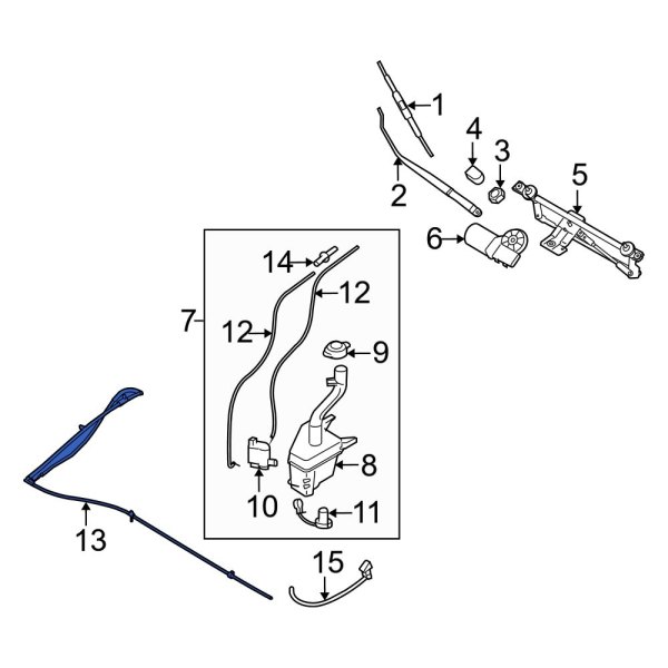 Windshield Washer Hose