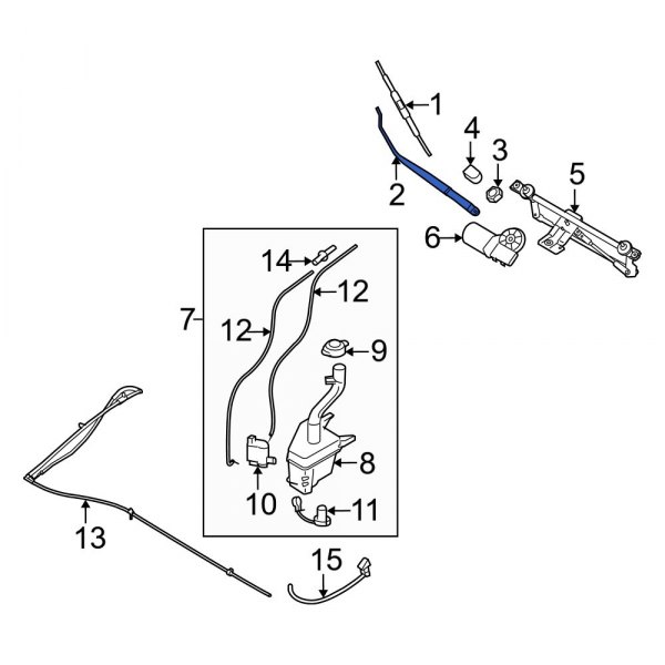 Windshield Wiper Arm