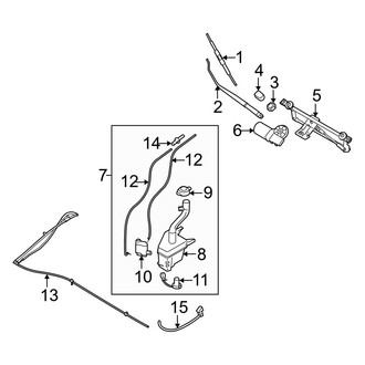Kia OE - Windshield - Wiper & Washer Components