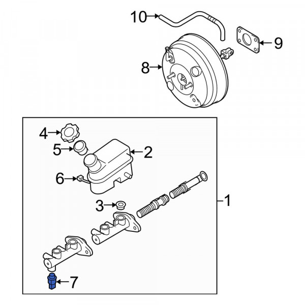 Fuel Pressure Sensor 59150-2E500 | Replacement For Select 2004-2009 & 2006-2008 Vehicles