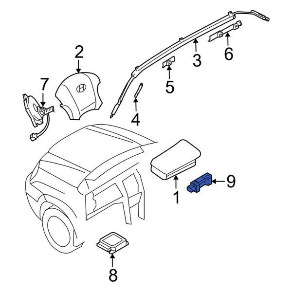 Air Bag Impact Sensor