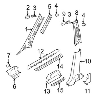 Kia OE - Pillars, Rocker & Floor - Interior Trim