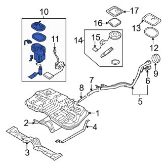 Kia Rondo Oem Fuel System Parts Pumps Lines Carid Com