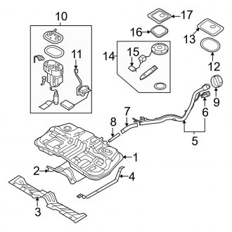 2006 Kia Sportage OEM Fuel System Parts | Pumps, Lines — CARiD.com