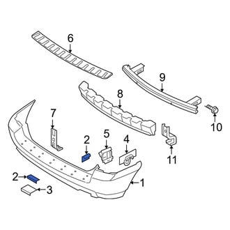 Kia OE - Bumper Impact Bar Nut