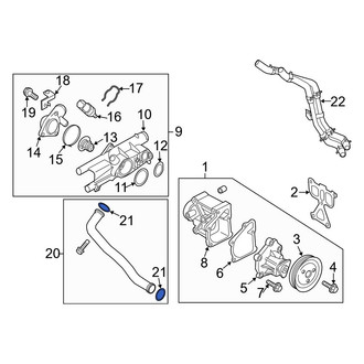 Kia OE - Engine Coolant Pipe Seal