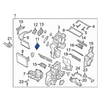 Kia OE - HVAC Blend Door Actuator