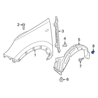 Kia OE - Rocker Panel Molding Nut
