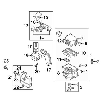 Kia OE - Engine / Transaxle - Air Intake (2.4L)