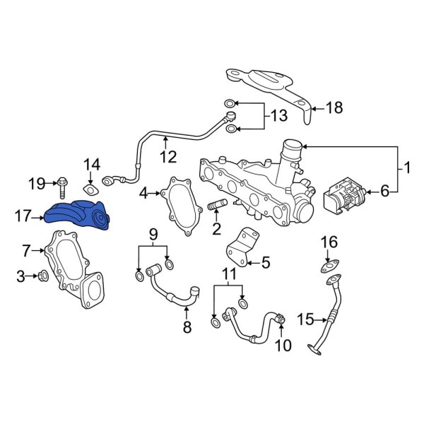 Turbocharger Mount Heat Shield