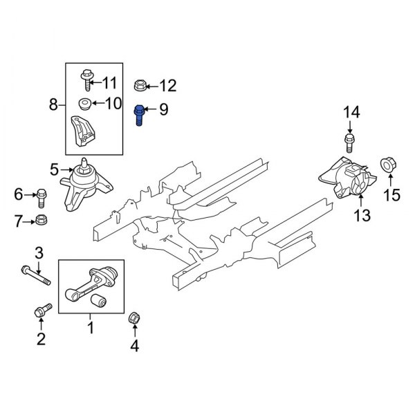 Engine Mount Bolt