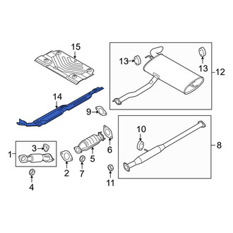 Kia OE - Front Floor Pan Heat Shield