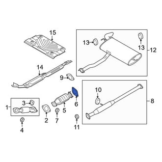 Kia OE - Rear Rearward Catalytic Converter Gasket