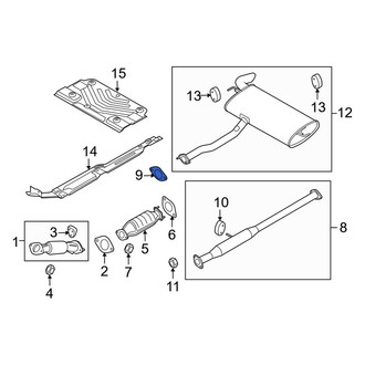 Kia OE - Exhaust Pipe Connector Gasket