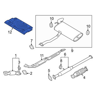 Kia OE - Rear Floor Pan Heat Shield