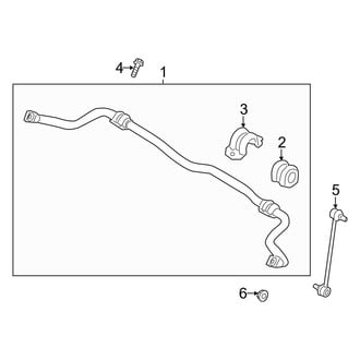 Kia OE - Front Suspension - Stabilizer Bar & Components