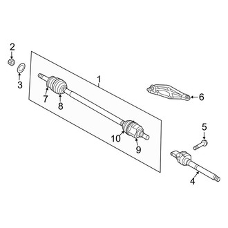 Kia OE - Front Suspension - Drive Axles (AWD)