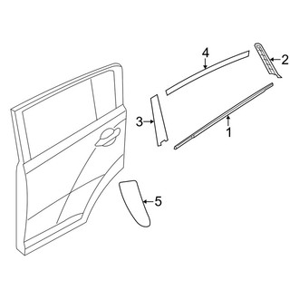 Kia OE - Rear Door - Exterior Trim