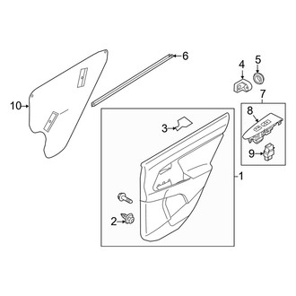 Kia OE - Rear Left Door Window Switch