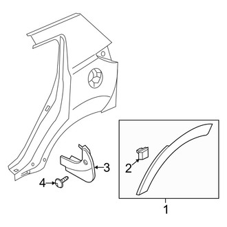 Kia OE - Quarter Panel - Exterior Trim