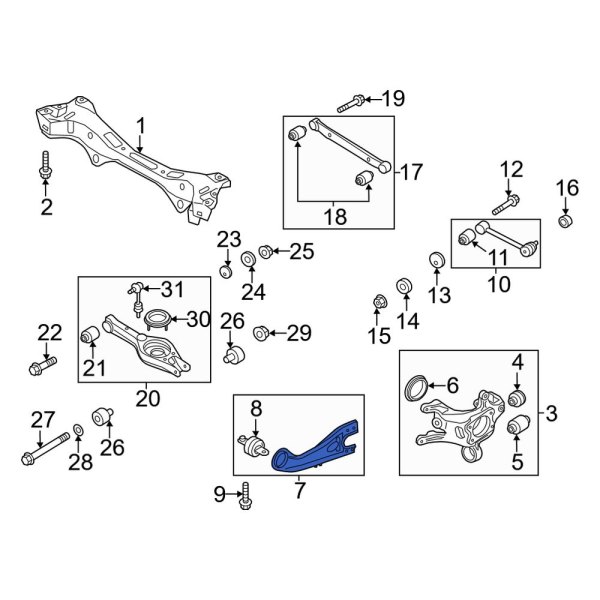 Suspension Trailing Arm