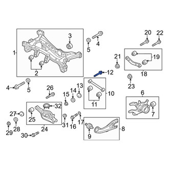 Kia OE - Inner Lateral Arm Bolt